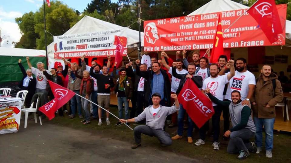 Les JRCF fiers du succès du stand du PRCF à la fête de l’huma !