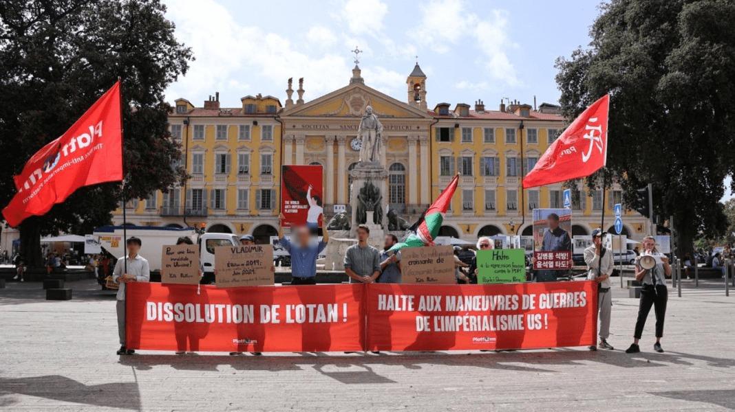 Manifestation de solidarité à Nice avec le PDP